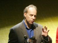 "The Joys of Sex" producer Ben Sprecher, left, is joined by the show's creator, David Weinstein, center, as they meet with the media before a dress rehearsal of off-Broadway musical, at the Variety Arts Theatre Tuesday, April 13, 2004 in New York. Musicians are protesting the show's use of a …