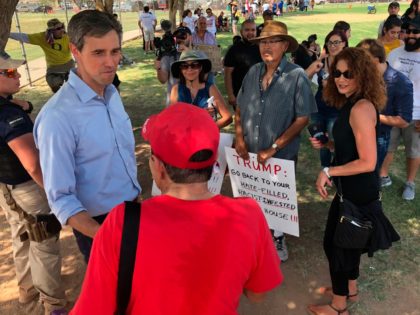 Democratic presidential candidate Beto O'Rourke, meets with residents of El Paso, Texas, a