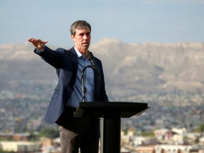 EL PASO, TX - AUGUST 15: Democratic presidential candidate, former Rep. Beto O’Rourke (D-TX) speaks to media and supporters during a campaign re-launch on August 15, 2019 in El Paso, Texas. O’Rourke paused his campaign in order to return to El Paso following the act of terror targeting the city's …