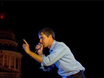 Former US Congressman Beto O'Rourke and his wife Amy formally kick off his campaign for the 2020 US Presidential election with a rally on Congress Avenue in Austin,Texas on 03/30/2019 Credit: Globe / MediaPunch /IPX