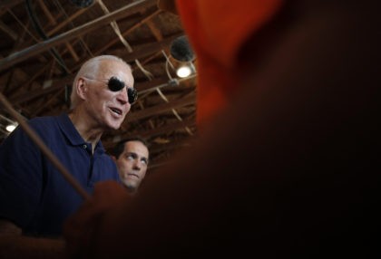 Election 2020 Joe Biden Democratic presidential candidate former Vice President Joe Biden talks at the Iowa State Fair, Thursday, Aug. 8, 2019, in Des Moines, Iowa. (AP Photo/John Locher)