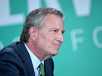 AS VEGAS, NEVADA - AUGUST 03: Democratic presidential candidate and New York City Mayor Bill de Blasio listens to a question during the 2020 Public Service Forum hosted by the American Federation of State, County and Municipal Employees (AFSCME) at UNLV on August 3, 2019 in Las Vegas, Nevada. Nineteen …