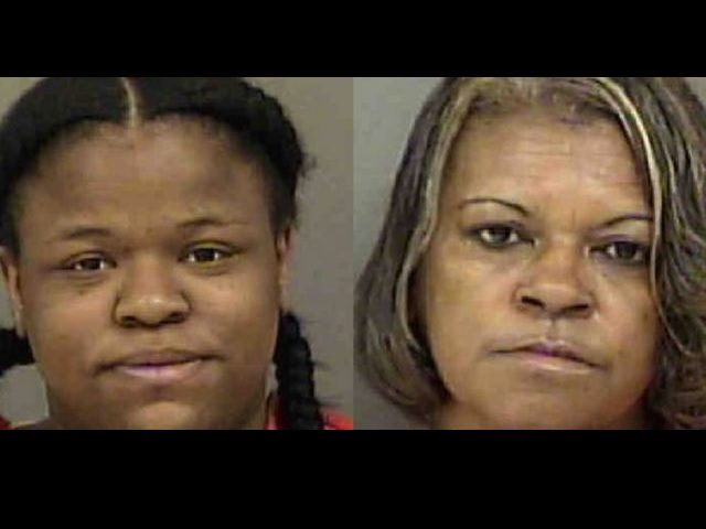 Brianna Leshay Wright, left, and her mother-in-law, Tanya Fuentes, right, were sentenced to 10 years and 2 years, respectively, in prison for sex trafficking. (MECKLENBURG COUNTY SHERIFF'S OFFICE)