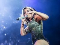 American rapper Cardi B performs during the Roskilde Festival on July 4, 2019 in Roskilde, Denmark. (Photo by Helle Arensbak / Ritzau Scanpix / AFP) / Denmark OUT (Photo credit should read HELLE ARENSBAK/AFP/Getty Images)