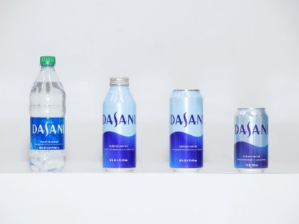 Dasani water bottles