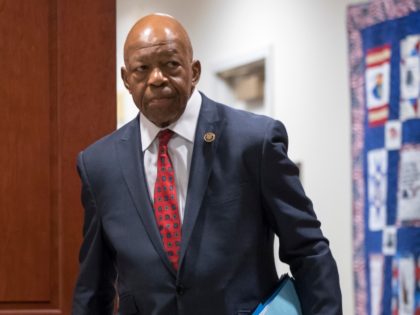 Rep. Elijah Cummings, D-Md., the ranking member of the Committee on Oversight and Government Reform, leaves a secure area at the Capitol in Washington, Wednesday, Dec. 6, 2017. Cummings said that a whistleblower has raised allegations that President Trump's former national security adviser Michael Flynn sought to manipulate the course …
