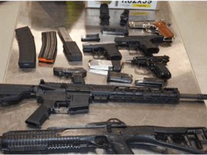 U.S. Customs and Border Protection officers seized seven firearms and more than 10,000 rou
