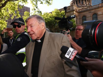 MELBOURNE, AUSTRALIA - FEBRUARY 27: Cardinal George Pell arrives at Melbourne County Court on February 27, 2019 in Melbourne, Australia. Pell, once the third most powerful man in the Vatican and Australia's most senior Catholic, was found guilty on 11 December in Melbourne's county court, but the result was subject …