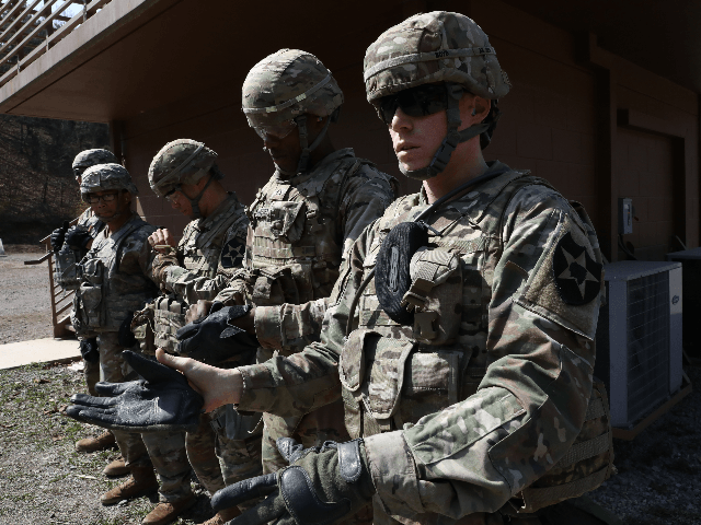 U.S. soldiers from 2nd Infantry Division take part in the Best Warrior Competition at the