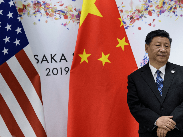 China's President Xi Jinping waits for a meeting with US President Donald Trump (not pictu