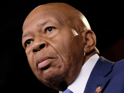 Rep. Elijah Cummings (D-MD), listens during a news conference after former Special Counsel