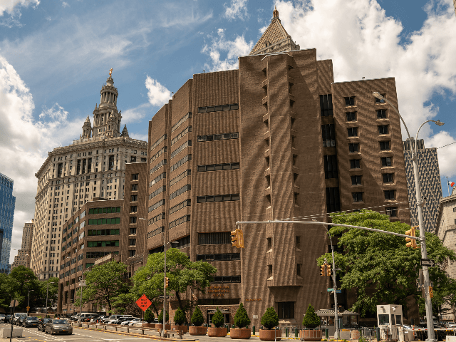 The Metropolitan Correctional Facility, where Jeffrey Epstein was found dead in his jail cell, is seen on August 10, 2019 in New York City. The financier, who faced sex trafficking charges, reportedly committed suicide overnight by hanging. (Photo by David Dee Delgado/Getty Images)