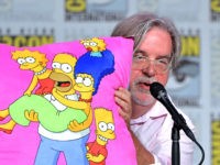 SAN DIEGO, CALIFORNIA - JULY 20: Matt Groening speaks at "The Simpsons" Panel during 2019 Comic-Con International at San Diego Convention Center on July 20, 2019 in San Diego, California. (Photo by Amy Sussman/Getty Images)