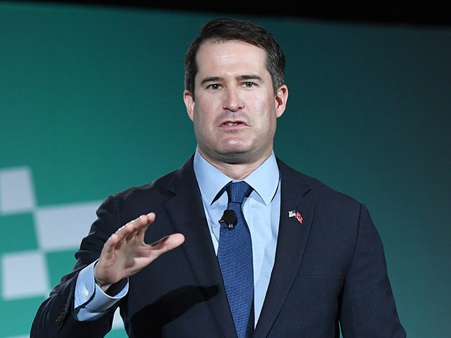 LAS VEGAS, NEVADA - AUGUST 03: Democratic presidential candidate and U.S. Rep. Seth Moulton (D-MA) speaks during the 2020 Public Service Forum hosted by the American Federation of State, County and Municipal Employees (AFSCME) at UNLV on August 3, 2019 in Las Vegas, Nevada. Nineteen of the 24 candidates running …
