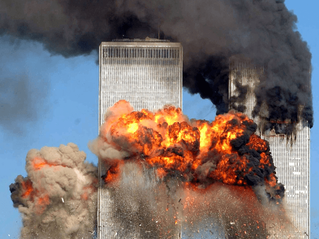 Hijacked United Airlines Flight 175 from Boston crashes into the south tower of the World Trade Center and explodes at 9:03 a.m. on September 11, 2001 in New York City. The crash of two airliners hijacked by terrorists loyal to al Qaeda leader Osama bin Laden and subsequent collapse of …