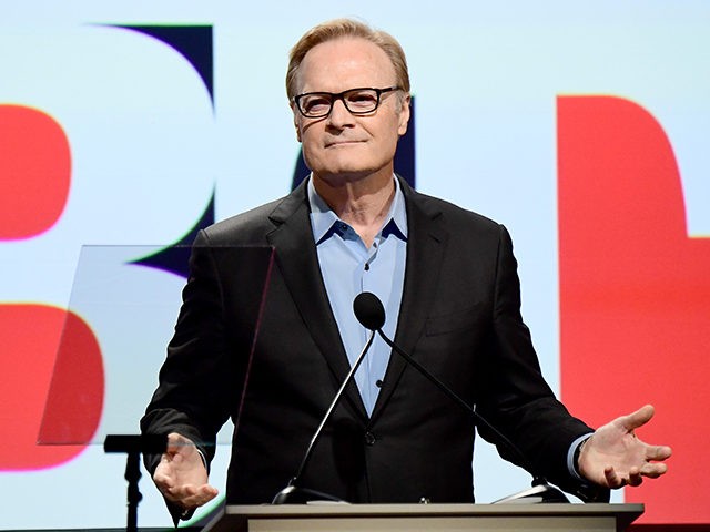 BEVERLY HILLS, CA - SEPTEMBER 23: TV host Lawrence O'Donnell speaks onstage at Los Angeles