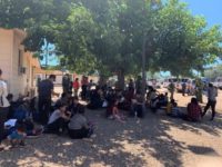Tucson Sector Border Patrol agents apprehend a group of 98 migrants near Sasabe, Arizona.. (Photo: U.S. Border Patrol/Tucson Sector)