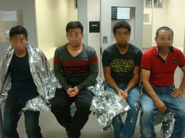 Four illegal aliens apprehended during failed human smuggling attempt at I-35 Checkpoint.