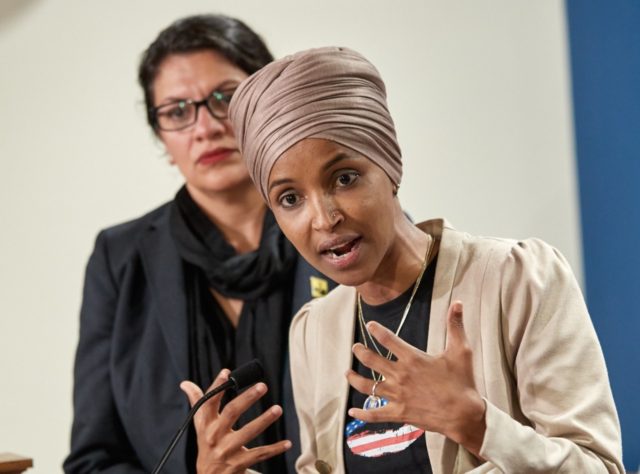 Ilhan Omar and Rashida Tlaib (Adam Bettcher / Getty)