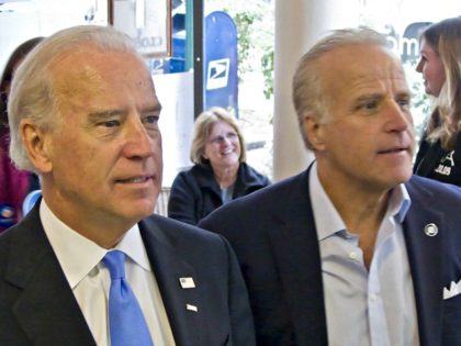 Former Vice President Joe Biden with his brother, Jim Biden, who is now accused of defrauding a Tennessee businessman in a lawsuit filed in July 2019. (Photo: Christina Jamison/NBC NewsWire)