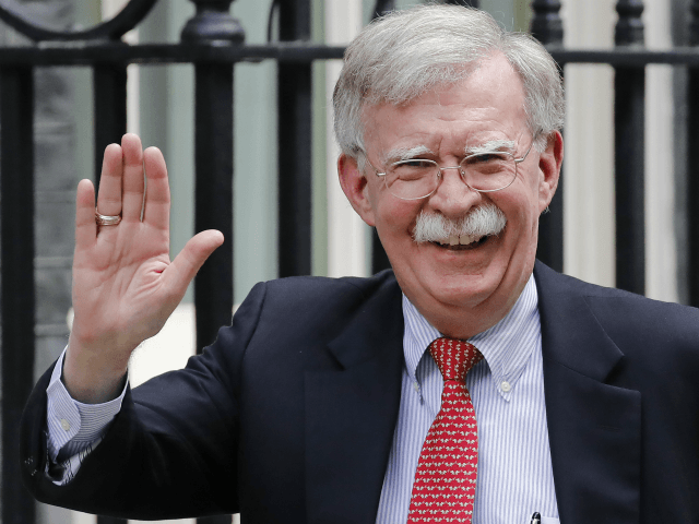US National Security Advisor John Bolton arrives in Downing Street in London on August 13, 2019, ahead of his meeting with Britain's Chancellor of the Exchequer Sajid Javid. - US National Security Advisor John Bolton said Monday that Washington wanted "to move very quickly" on a trade deal with Britain …
