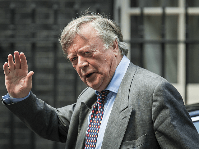 LONDON, ENGLAND - JULY 14: Minister without Portfolio, Kenneth Clarke, arrives in Downing Street on July 14, 2014 in London, England. Whitehall sources have indicated that Prime Minister David Cameron is planning to reshuffle the appointments to the Cabinet ahead of next year's general election. (Photo by Rob Stothard/Getty Images)