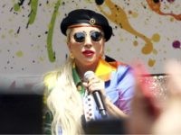 Lady Gaga participates in the second annual Stonewall Day honoring the 50th anniversary of the Stonewall riots, hosted by Pride Live and iHeartMedia, in Greenwich Village on Friday, June 28, 2019, in New York. (Photo by Greg Allen/Invision/AP)