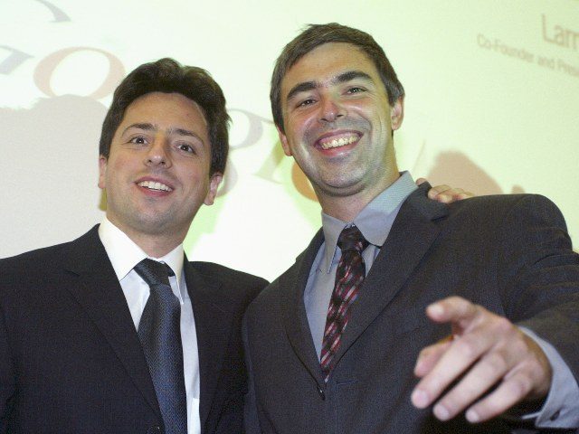Larry Page and Sergey Brin of Alphabet Inc