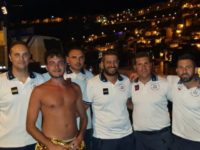 Luigi Vazzano with Italian Coast Guard