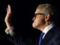 COLUMBUS, OH - NOVEMBER 06: Republican Gubernatorial-elect Ohio Attorney General Mike DeWine gives his victory speech after winning the Ohio gubernatorial race at the Ohio Republican Party's election night party at the Sheraton Capitol Square on November 6, 2018 in Columbus, Ohio. DeWine defeated Democratic Gubernatorial Candidate Richard Cordray to …
