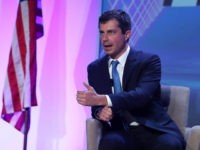 Democratic presidential candidate, South Bend, Indiana Mayor Pete Buttigieg speaks during a U.S. Presidential Candidates Forum at the 2019 NABJ Annual Convention & Career Fair held at the J.W. Marriott Miami Turnberry Resort & Spa on August 08, 2019 in Miami, Florida. The presidential candidates answered questions and spoke before …
