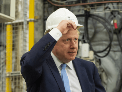 ABINGDON, ENGLAND - AUGUST 08: UK Prime Minister Boris Johnson visits the Fusion Energy Re