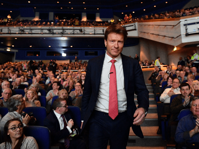 The Brexit Party chairman Richard Tice attends the first public rally of their European Pa