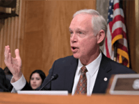 WASHINGTON, DC - APRIL 09: Senator Ron Johnson (R-WI) delivers his opening statement during a U.S. Senate Homeland Security Committee hearing on migration on the Southern U.S Border on April 9, 2019 in Washington, DC. During the hearing, lawmakers questioned witnesses about child mentions, minor reunification, and illegal drug seizures …