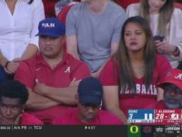 Galu and Diane Tagovailoa at Alabama-Duke game, 8/31/2019