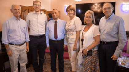 Members of the U.S. House of Representatives visit Hebron together with Palestinian busine