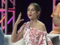 Alison Brie participates in the "Glow" panel during the TCA Summer Press Tour on Sunday, July 29, 2018, in Beverly Hills, Calif. (Photo by Richard Shotwell/Invision/AP)