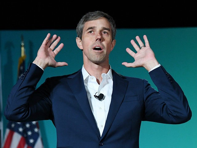 LAS VEGAS, NEVADA - AUGUST 03: Democratic presidential candidate Beto O’Rourke speaks during the 2020 Public Service Forum hosted by the American Federation of State, County and Municipal Employees (AFSCME) at UNLV on August 3, 2019 in Las Vegas, Nevada. Nineteen of the 24 candidates running for the Democratic party's …