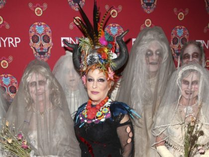 Bette Midler attends Bette Midler's annual "Hulaween" party, to benefit The