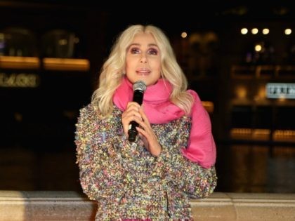LAS VEGAS, NV - JANUARY 17: Actress/singer Cher unveils a new Fountains of Bellagio show choreographed to her song "Believe" on January 17, 2018 in Las Vegas, Nevada. (Photo by Gabe Ginsberg/Getty Images)