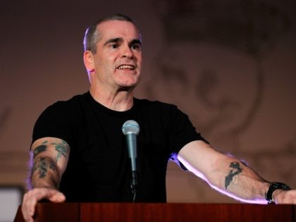 LOS ANGELES, CA - OCTOBER 28: Musician Henry Rollins, guest reader attends The Library Fou