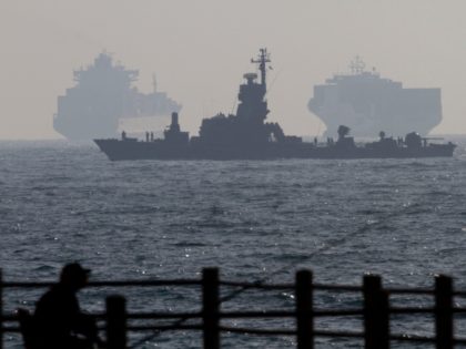 Israeli naval battle ship sails after escorting the vessel the Dignity al-Karama towards the port of Ashdod ,Israel, Tuesday, July 19, 2011. Israeli naval commandos on Tuesday seized control of a French ship attempting to break Israel's blockade of the Gaza Strip, reporting no resistance during the takeover in international …