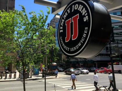 A logo of the sandwich restaurant chain, specializing in delivery Jimmy John's hangs outside one of their shops in downtown Washington, DC, June 9, 2016 A US sandwich chain is being sued for locking its low-paid workers into non-compete agreements more typical of high-tech workers or top executives. The state …