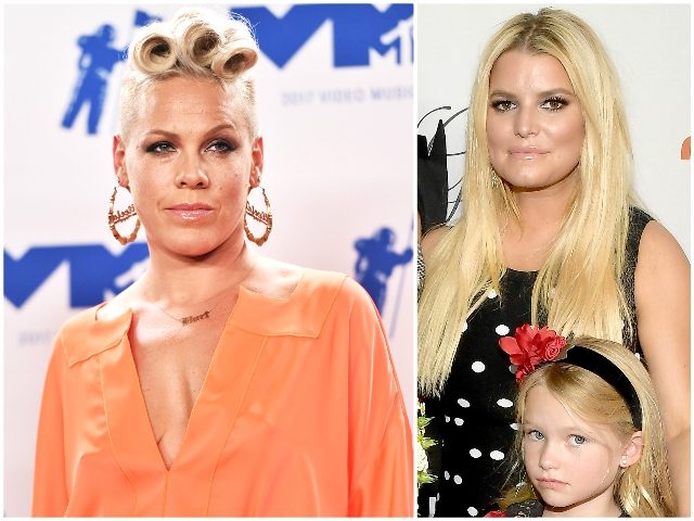 Pink Backs Jessica Simpson Who Was Mom Shamed For Dyeing Daughter S Hair