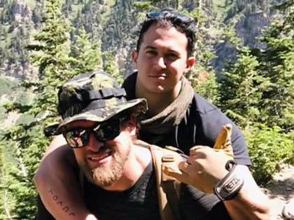 Marine Staff Sgt. Jonathon Blank lost his legs when an improvised explosive device detonated next to him in October 2010 in Afghanistan. He turned heads when he hiked to the top of Mount Timpanogos in Utah. Blank's Marine buddy, John Nelson, carried him on his back.