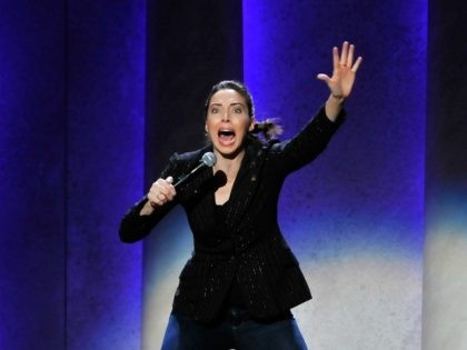 WASHINGTON, DC - JANUARY 07: Comedian Whitney Cummings performs onstage at The Lincoln Awa