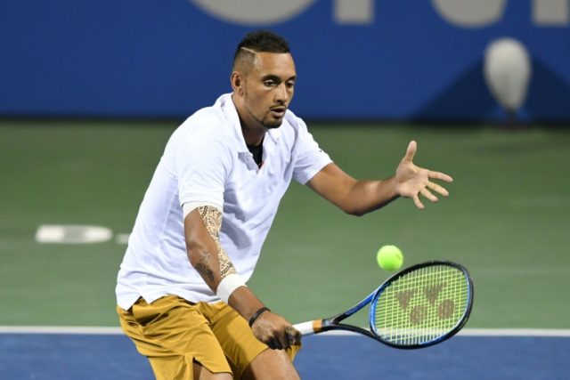 Kyrgios ousts top seed Tsitsipas to reach Washington final