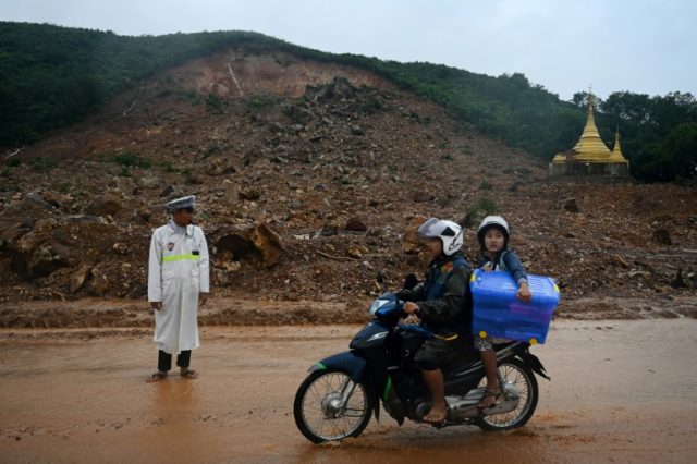 Myanmar landslide kills 41, many more feared missing