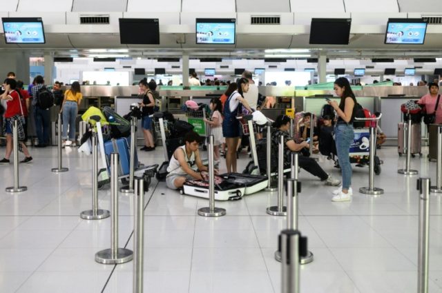 Flights departing Hong Kong airport after protest chaos