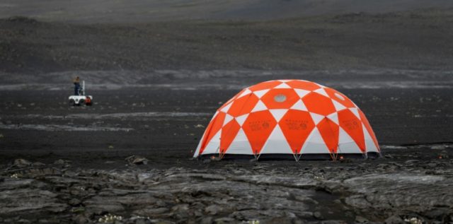 NASA descends on Icelandic lava field to prepare for Mars